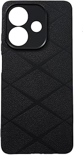 Luxury Shockproof Grid Design Case – Lightweight & Durable with Premium Finish – Compatible with Oppo A5 Pro 4G (Black)