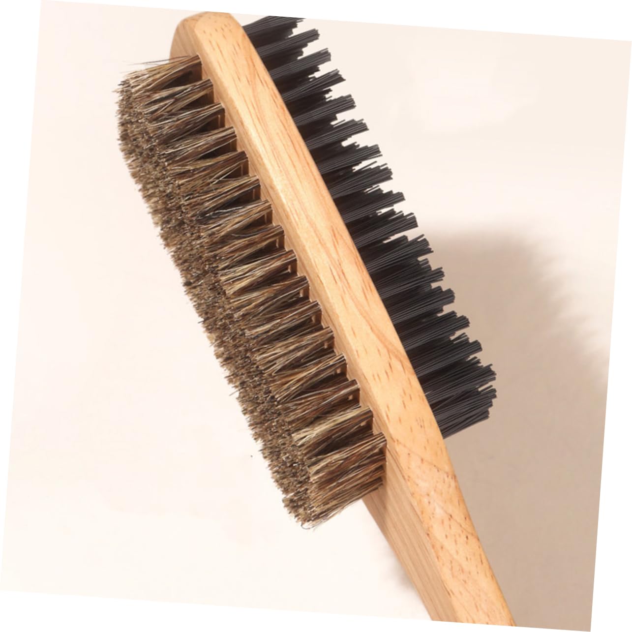 minkissy 3 Set Di Spazzole Per Con Setole Di Cinghiale Per E Sottili Da Uomo A Doppia Faccia Robuste Per L'uso Quotidiano 2 Pezzi*3