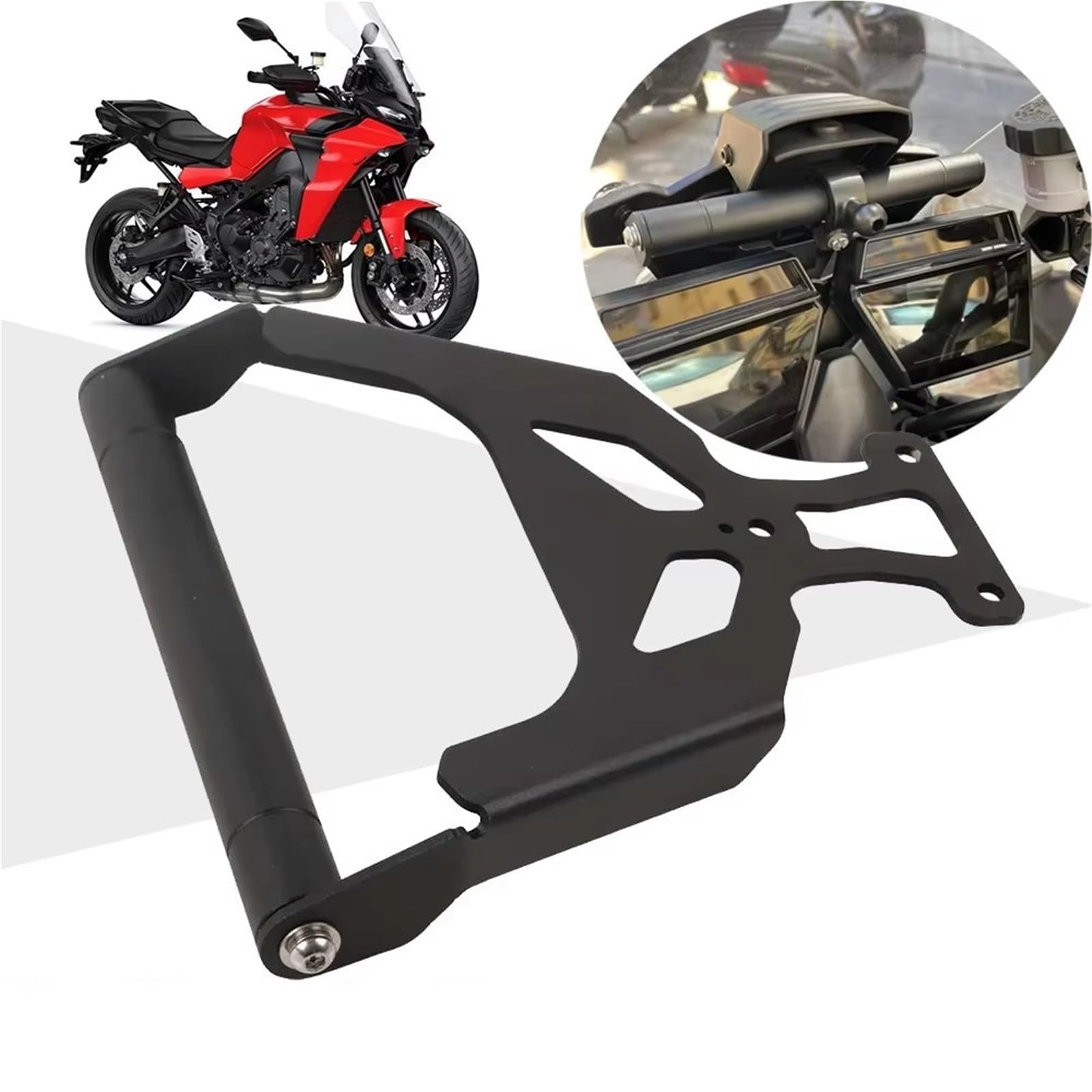 Soporte Teléfono Móvil GPS para Tracer9 para 900 para GT 2021-2024 Soporte Montaje Navegación GPS Barra Manillar Extensión Teléfono