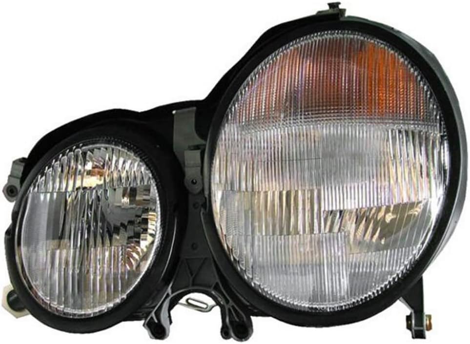 CarLights360 For Mercedes-Benz E-Class Sedan/Wagon Headlight Assembly 2000 2001 2002 2003 Pair Driver and Passenger Side MB2502105 | MB2503105 | 210 820 37 61