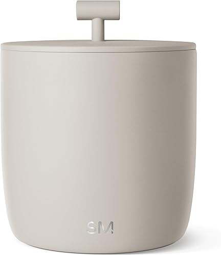 Miniatura 10 de Simple Modern Cubo de hielo aislado al vacío con tapa y cuchara, para cóctel, champán, vino, cerveza y hosting, capacidad de acero inoxidable de 100