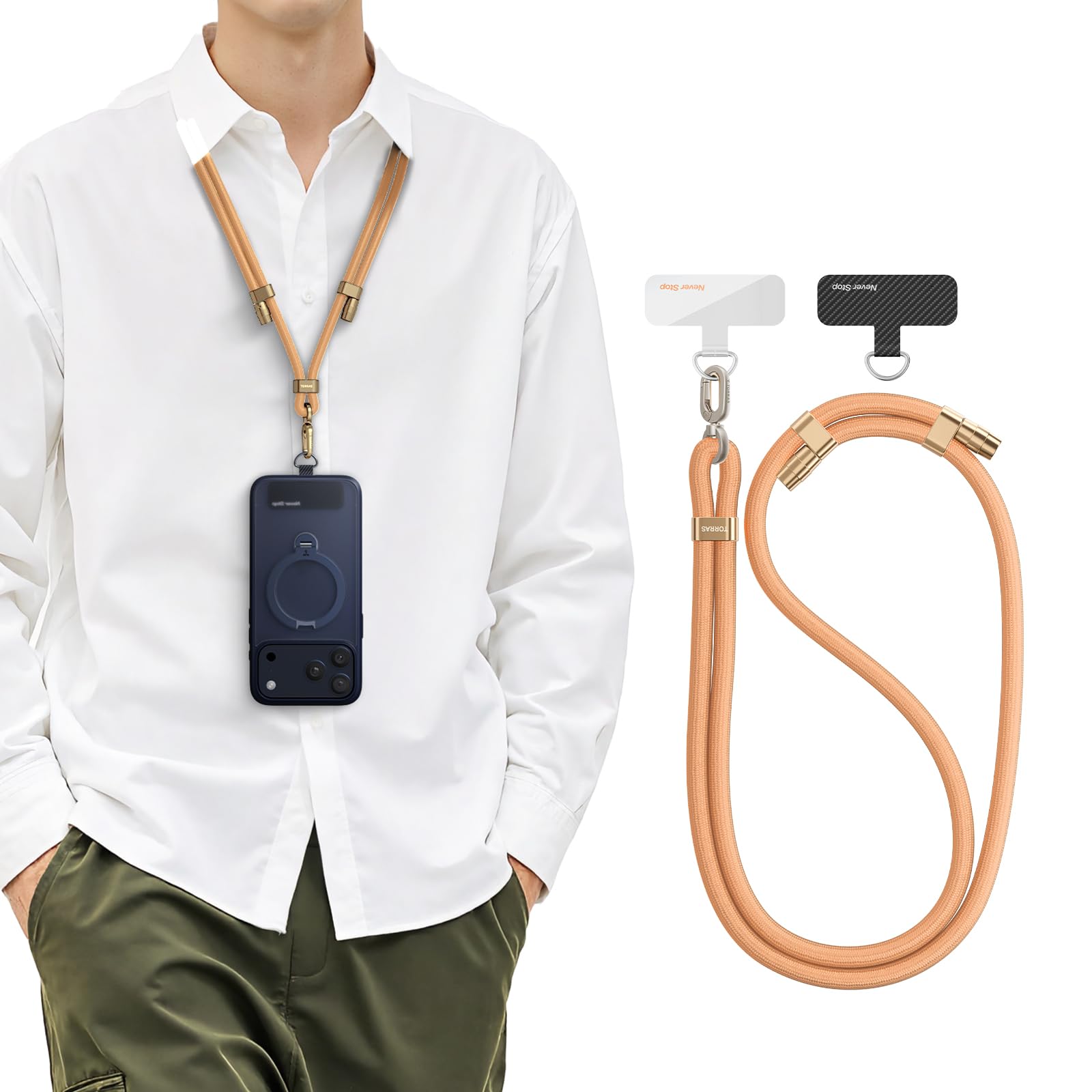 Amazon.co.jp: [TORRAS] 多用途・丈夫さ 外出が身軽に スマホ