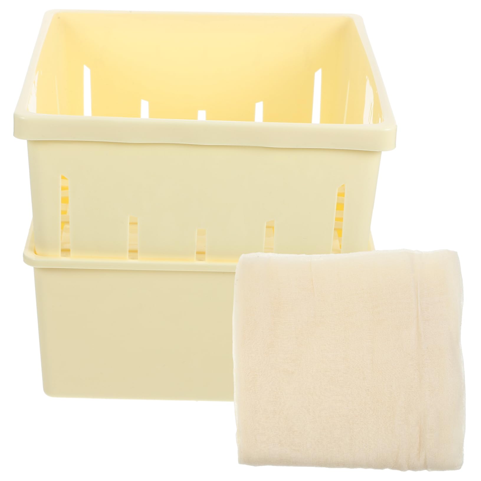 LALADEFIEE 1set Tofu Press Diy Kit Tofu Making Tools for Homemade Cheese Lightweight Easy to Clean for Kitchen and Squeezing Design