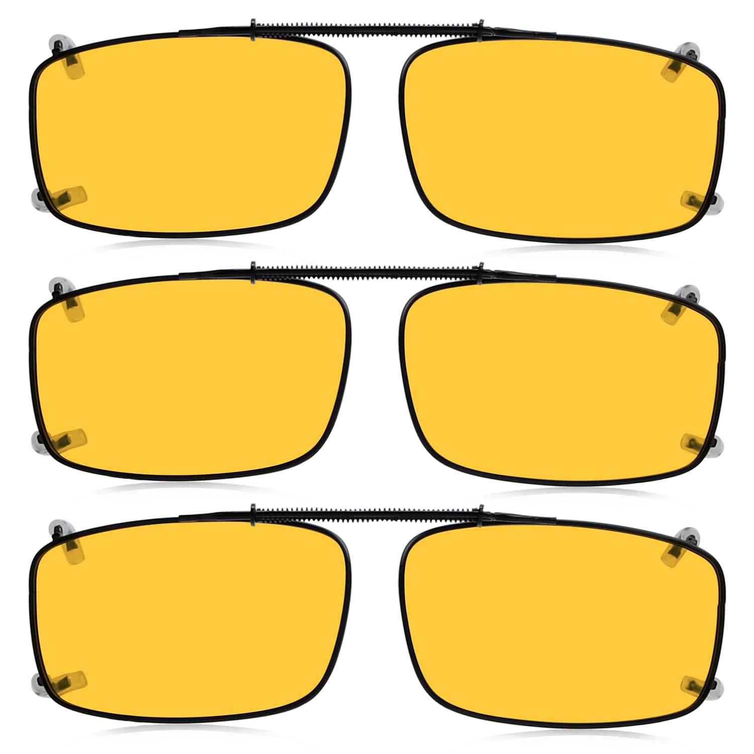 Acheter Clip sur lunettes de soleil femmes conduite lunettes 6 en 1 polarisées offre spéciale Clip haute qualité lunettes de soleil aimant magnétique unisexe voyage accessoires optiques