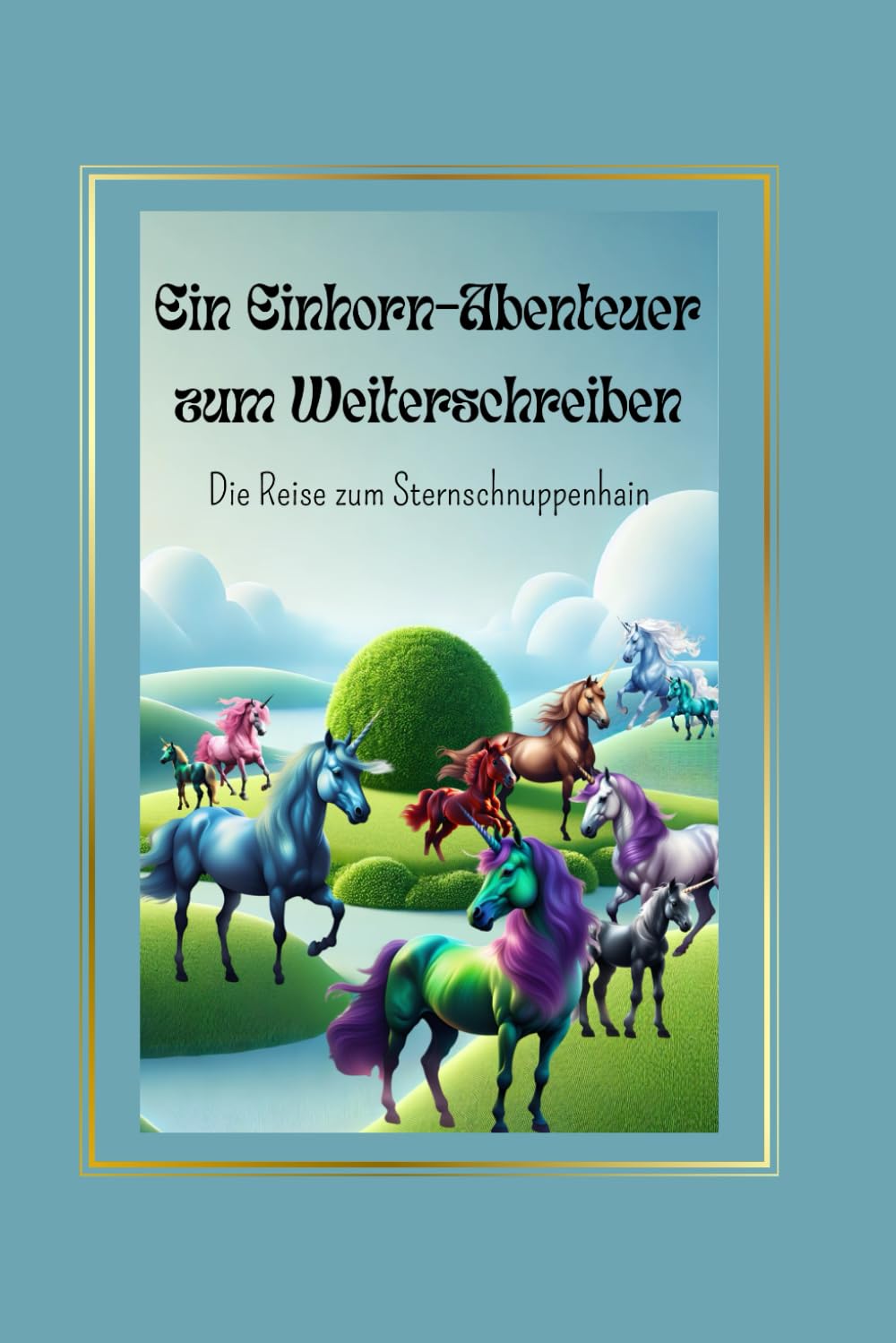 Ein Einhorn-Abenteuer zum Weiterschreiben: Die Reise zum Sternschnuppenhain – Eine Einhorn-Geschichte zum Weiterschreiben