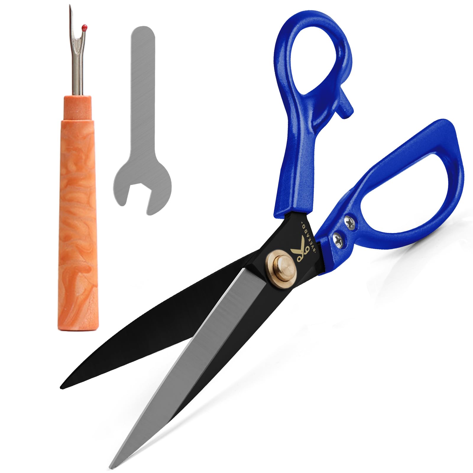 Tijeras de costura resistentes de 10 pulgadas, tijeras de tela profesionales, tijeras de sastre de modista, tijeras de acero de al