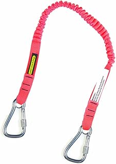 Tool Lanyard, 43inL, Orange, 15lb, SS