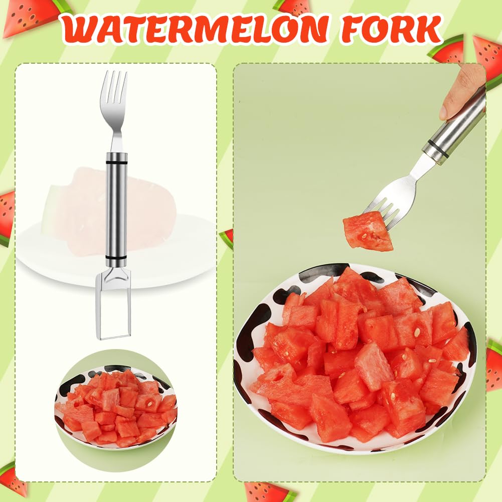 Coupe Fruits 2 en 1 Acier Inoxydable Cuillère à Melon Outil Double Tête OSDUE