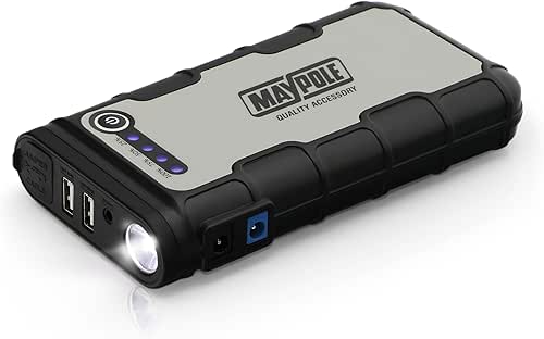 Maypole 400A Lithium Ion Power Pack Jump Starts Petrol 6L