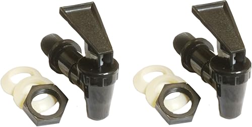 Miniatura 10 de AquaNation Botella de agua de repuesto sin bisfenol A, jarra de cerámica reutilizable, boquilla para bebidas, válvula dispensadora, grifo de