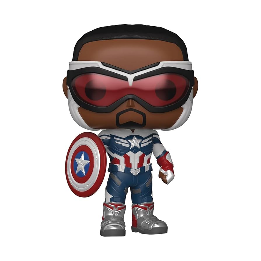 Funko POP Marvel: Falcon and The Winter Soldier - Captain America (Sam Wilson),3.75 inches,Multicolor,51630