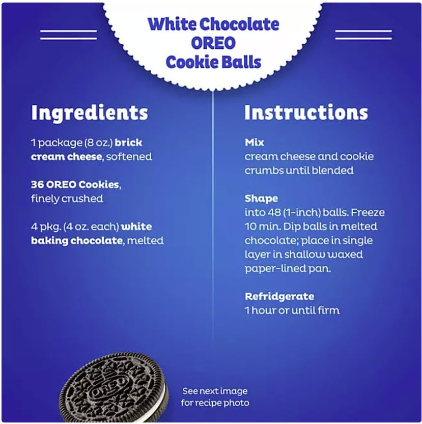 Miniatura 3 de Galletas sándwich de chocolate originales de Oreo, 12 paquetes, 62.76 onzas