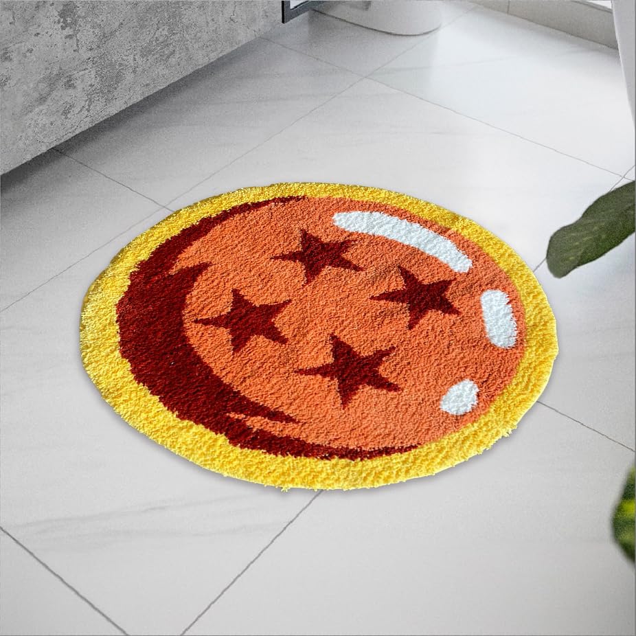 Tapete naranja decorativo 75 cm miniatura 4