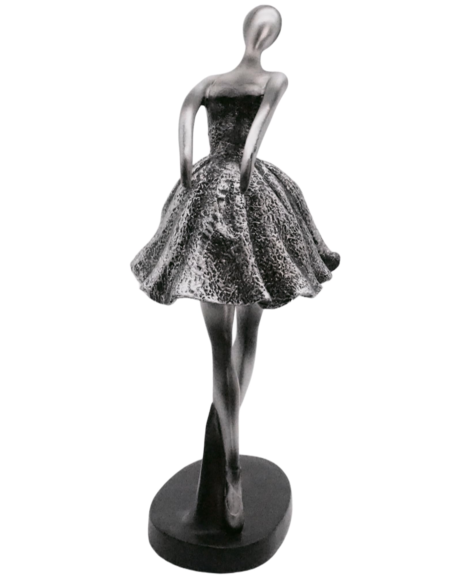 Brillantreal Ballerina Girl Figurines - Ballet Dancer Resin Sculpture for Home Décor, Desk, Bookshelf, or Dining Table Ornament – Elegant Ballet Statue Art