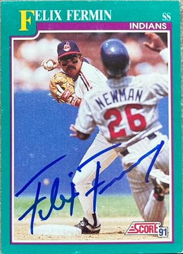 Felix Fermin Autographed 1991 Score #139