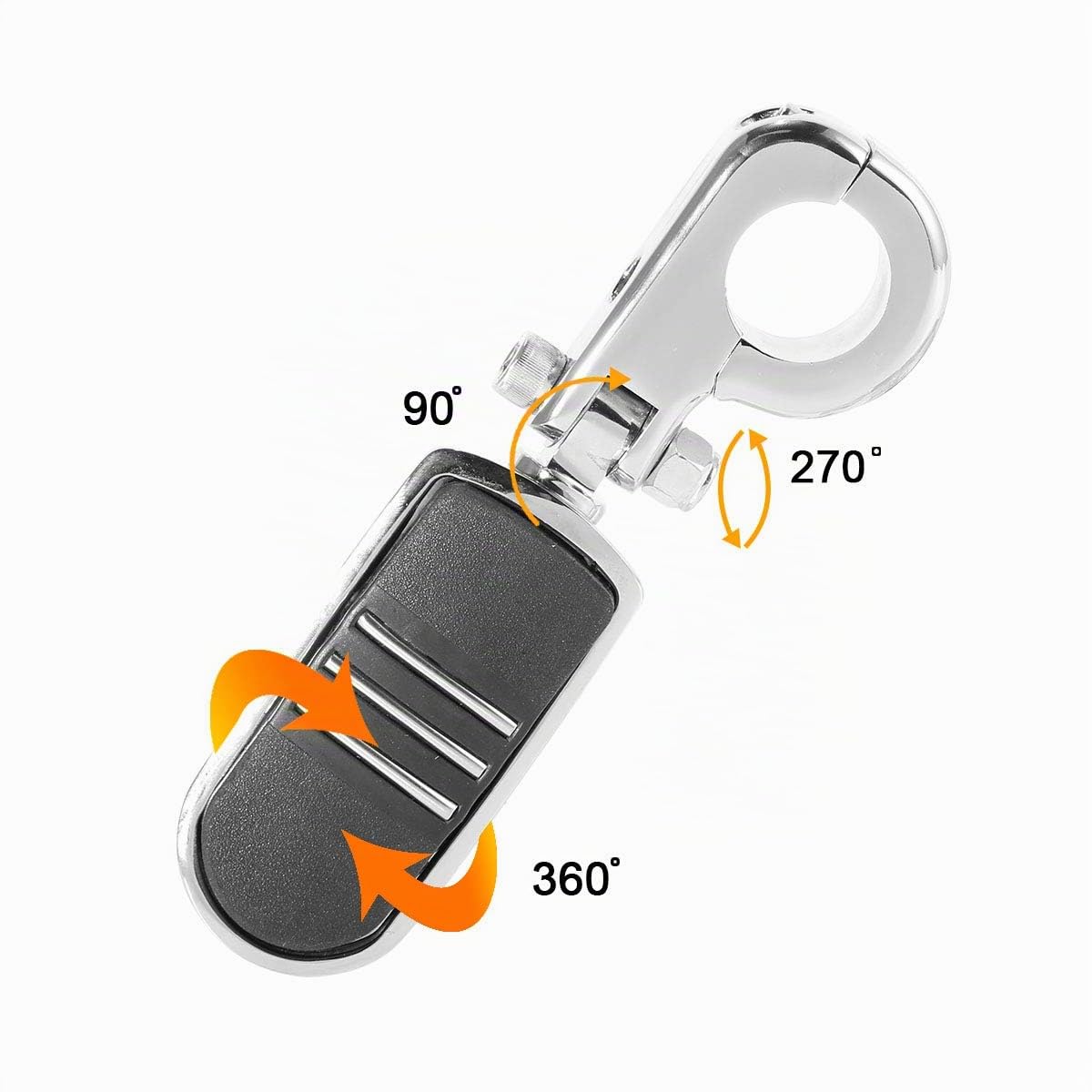 Pedane universali da 32 mm per moto da autostrada, poggiapiedi per tallone