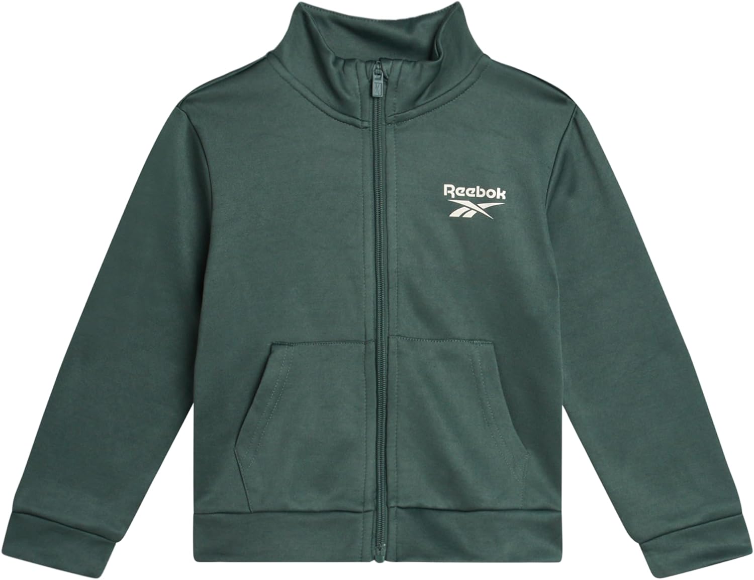 Reebok Baby Boy Pants Set - 3 Piece Athletic Tricot Track Jacket Short Sleeve Tee & Joggers Infant Toddler & Boys Tracksuit - Image 4