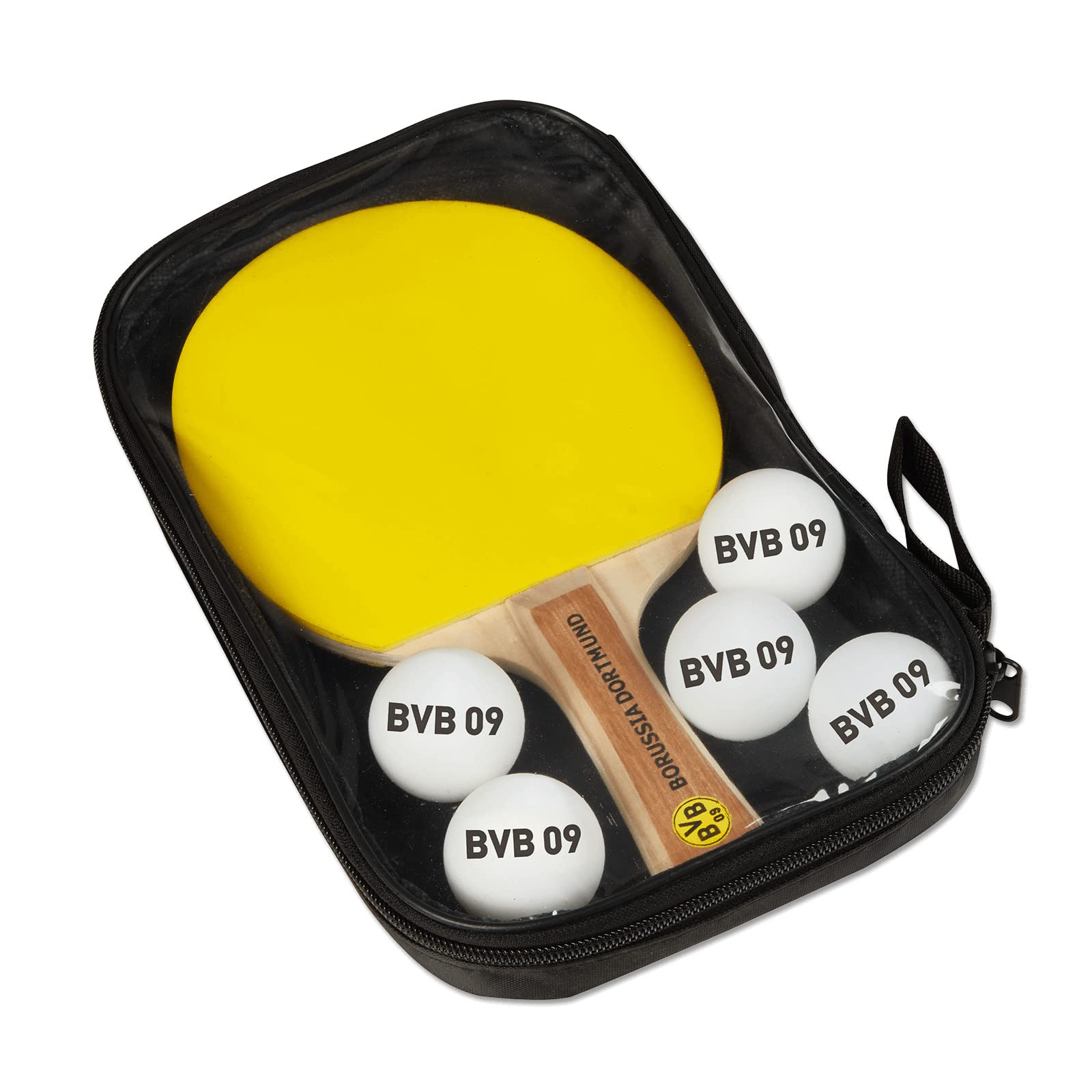 Borussia Dortmund Tischtennis Set (Tischtennis-Schläger und -Bälle) BVB 09