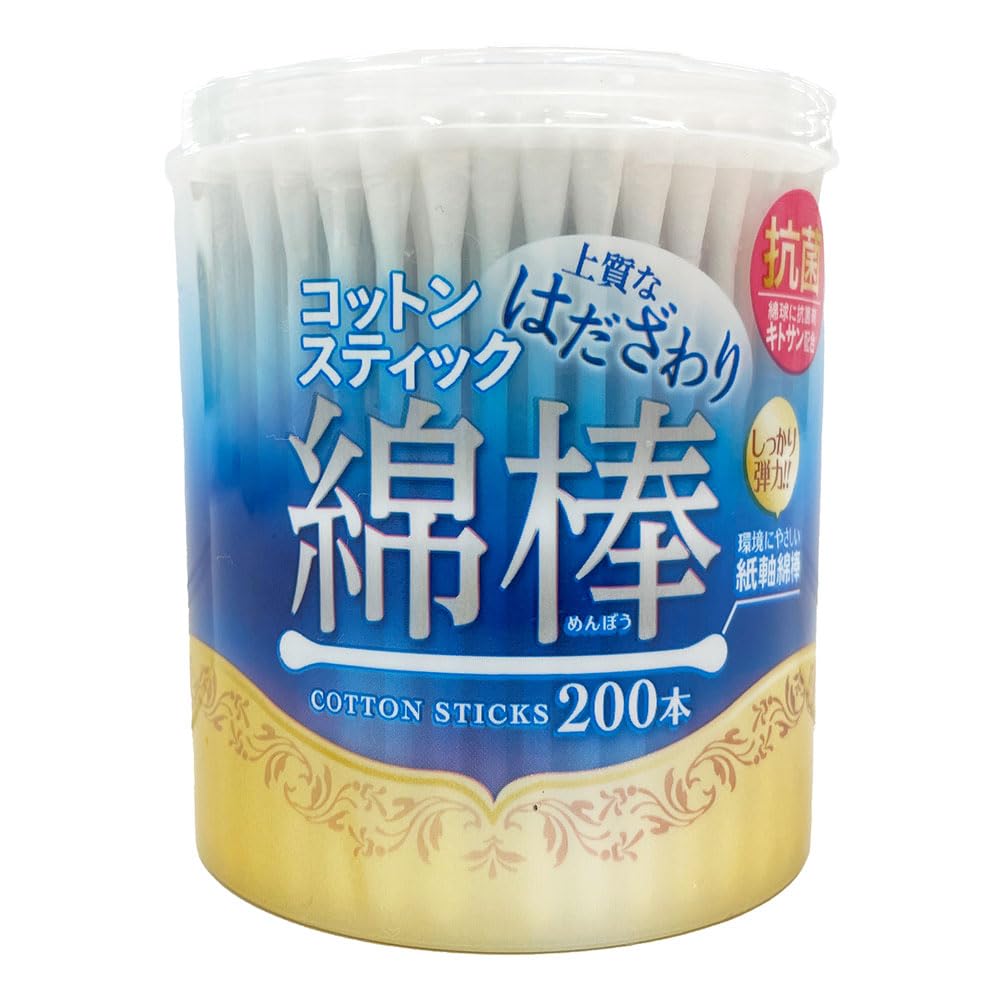 Amazon | 浅井商事 抗菌綿棒 200本×10個セット（2000本） 【まとめ買い