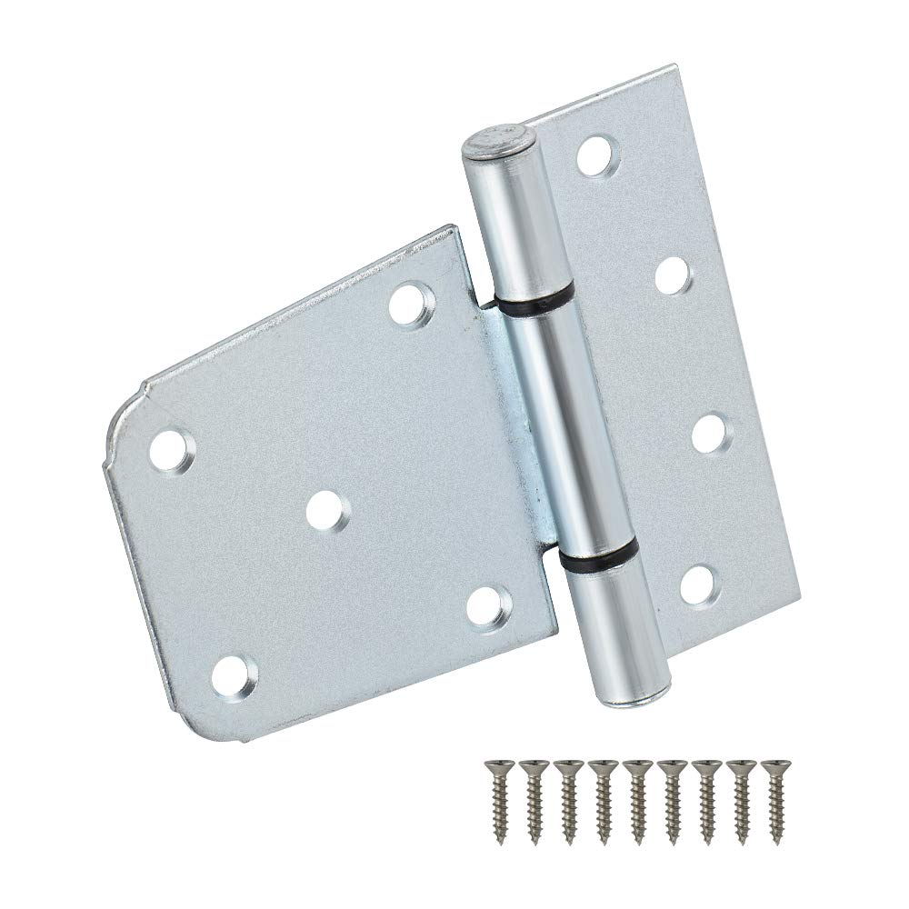 HOME MASTER HARDWARE Wytrzymałe zawiasy bramowe typu T, ocynkowane, ze śrubami, 6-pak (ocynkowane)