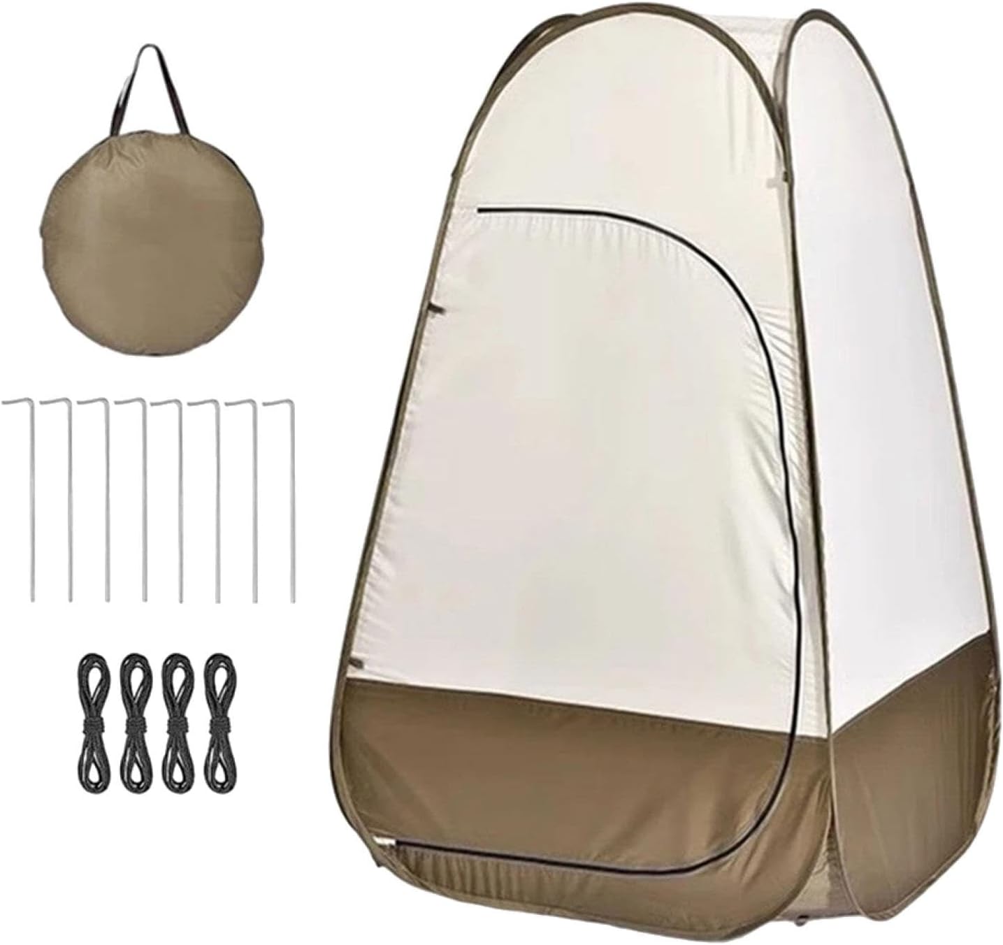 ポップアップ式プライバシーテント、ポータブルテント、 着替え/シャワー/トイレ用のポータブルキャリーバッグ付き。アウトドアキャンプビ Re:Gear  ポップアップテント 着替え用テント 簡易トイレ テント 簡易シャワー室 プライバシーテント アウトドア キャンプ ... Shamiina ポップアップトイレテント、プライバシー保護、キャリーバッグ付き、専用更衣室、ポータブルシャワーテント、バックパッキ