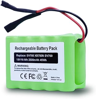 Abatinvo 18V 2500mAh XB780N Battery Replacement Compatible with Shark SV760 SV780 SV780N SV780_N SV780_N_14 Series Cordless Vacuum Cleaner