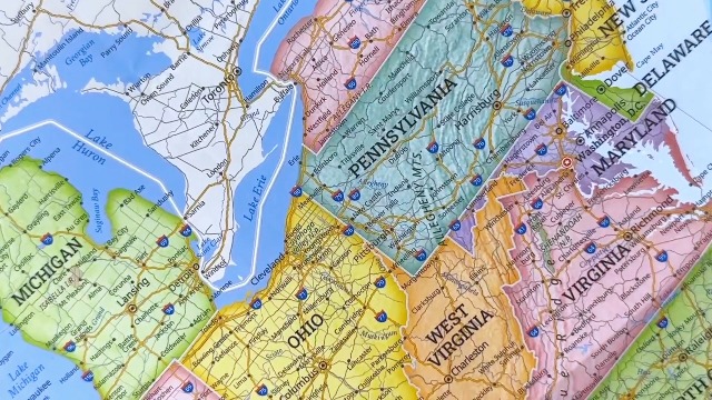Amazon.com : NOWMAP Waterproof USA Map Poster 24x36 Folded