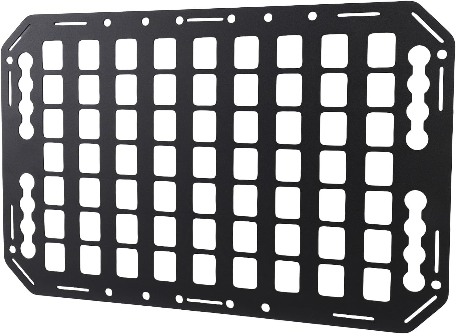 Aramox Truck Bed Molle Panel, Aluminum Storage Organizer for L Track, 19x12.2in Heavy Duty Truck Bed Panel for SUV RV