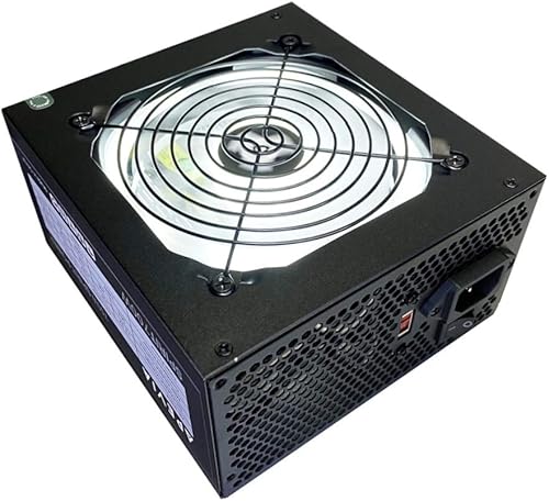 Miniatura 1 de Apevia ATX-SR700W Spirit ATX Fuente de alimentación con ventilador LED blanco de 4.724 in controlado automáticamente térmicamente, interruptor de