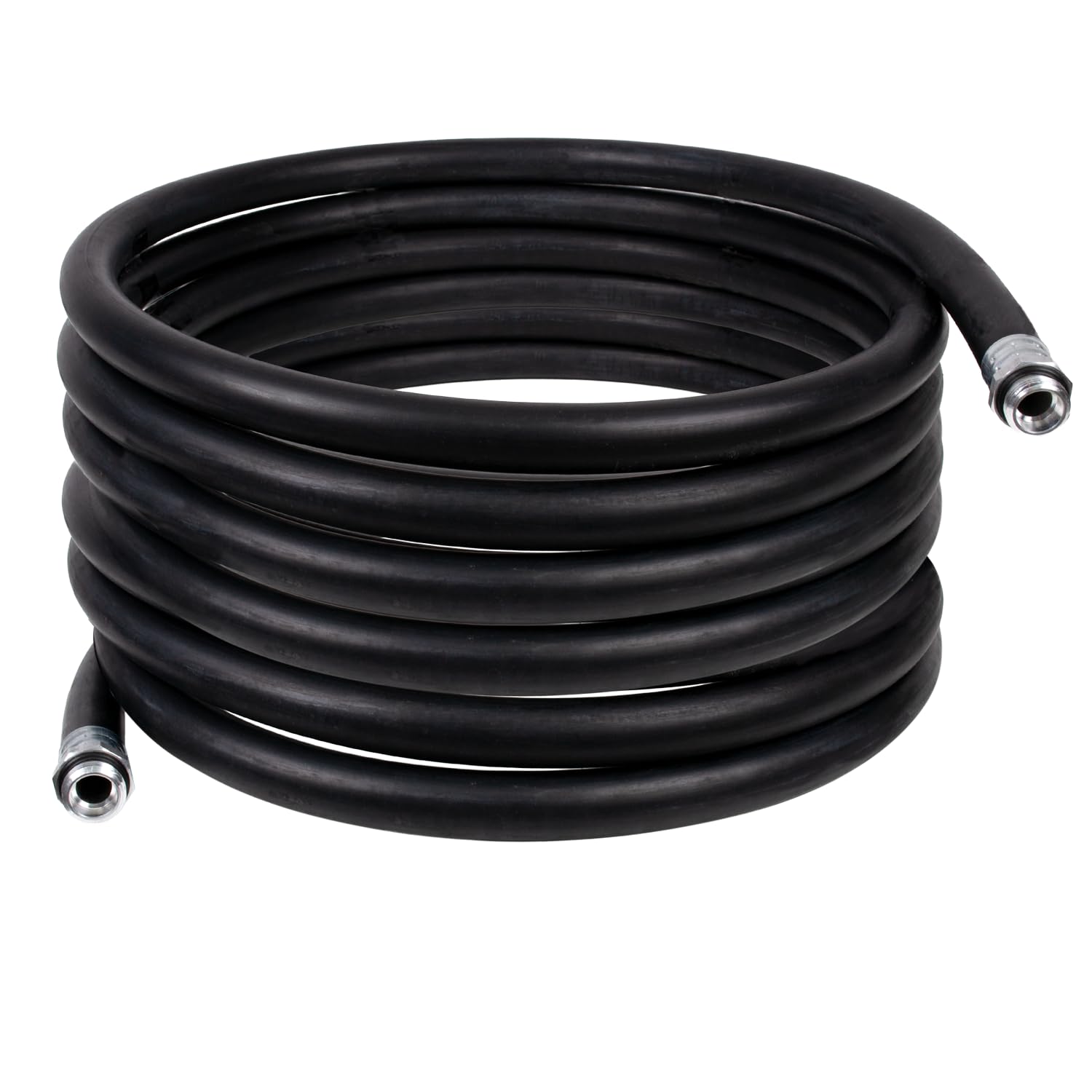 Tubo diesel, 19 mm, interno, 20 m, per pompa dell'olio, tubo dell'olio, tubo a spirale, tubo di aspirazione/pressione per gasolio, pompa dell'acqua con 2 beccucci da 3/4"