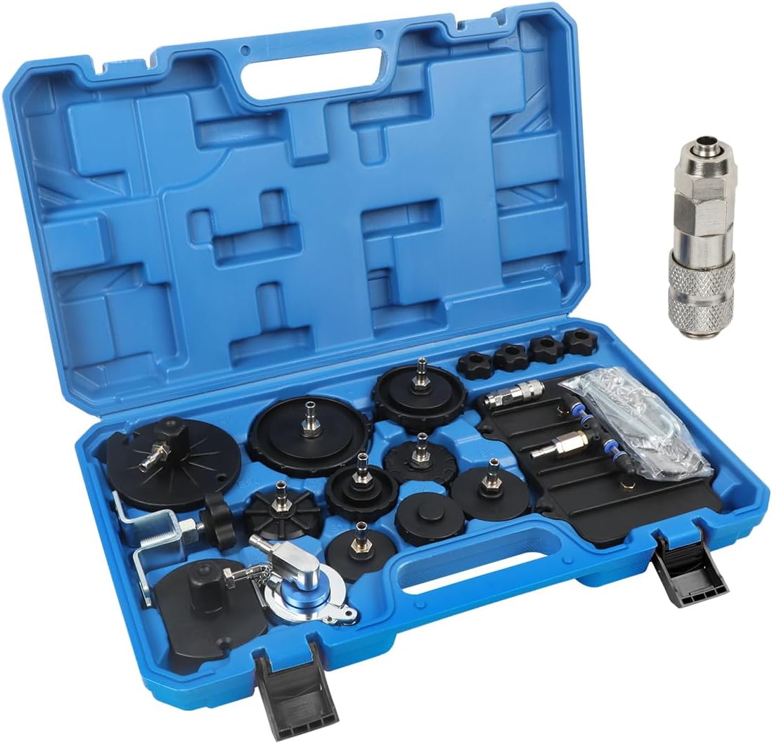 CMTOOL Brake Master Cylinder Bleeder Kit, 12PCS Brake Bleeder Adapter Set with Japanese Quick Connector, Compatible for Benz, BMW, Ford, Tesla, Lexus, Audi, Honda, Toyota, etc