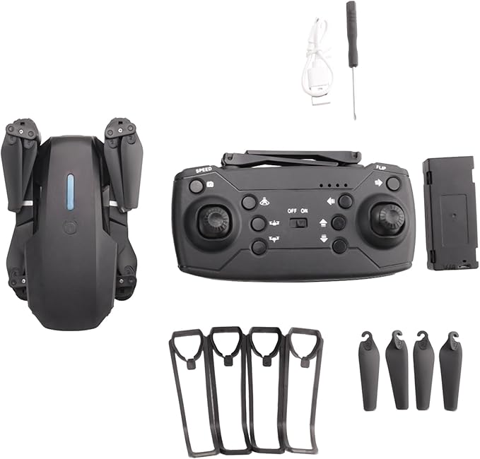 NIEI Pro Drone 4K HD Cámara Drone Plegable Fija Control Control Control Televisor Pro Wifi Drone Regalo Doble Cámara 2 Batería