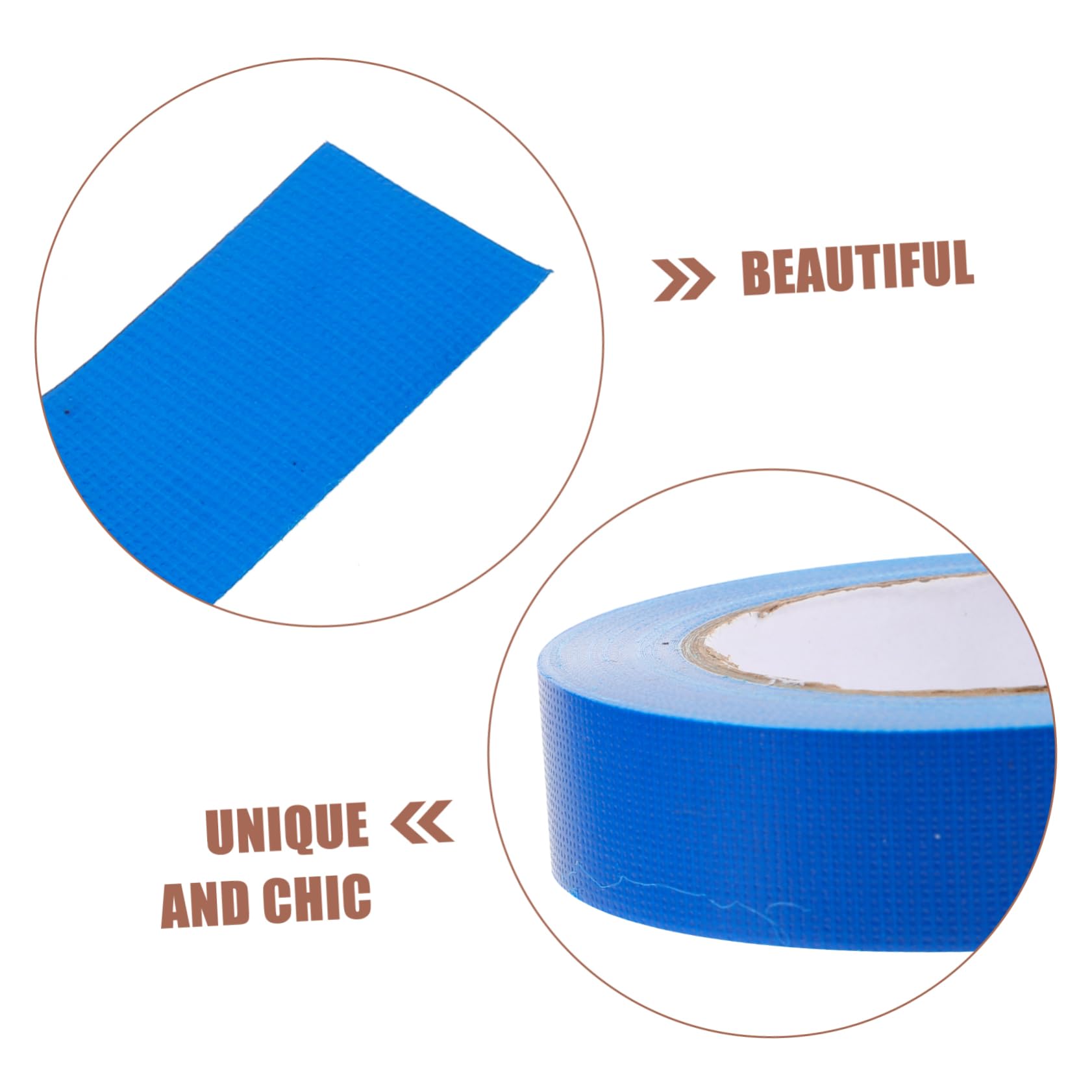 VILLCASE 5 Rouleaux Ruban Adhésif Double Face de Fixation Solide pour Tapis Réparation et Diy et Réutilisable pour Surfaces Flexibles et Rigides