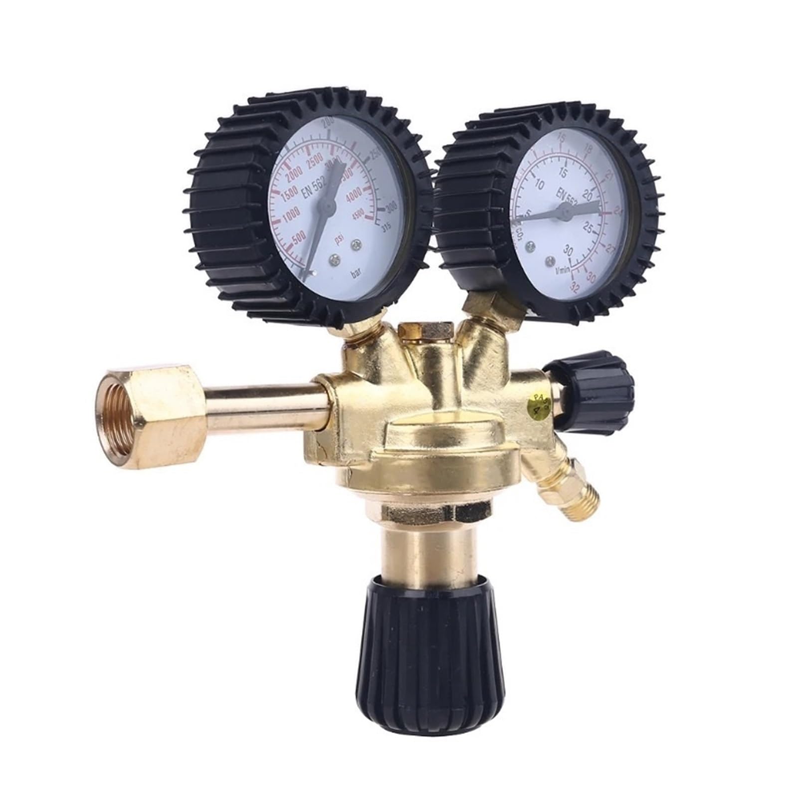Reduktor ciśnienia CO2, Reduktor ciśnienia Reduktor ciśnienia Łatwa instalacja dla CO2 Argon Azot Gaz obojętny Do/Spawanie MIG Gwint W21.8