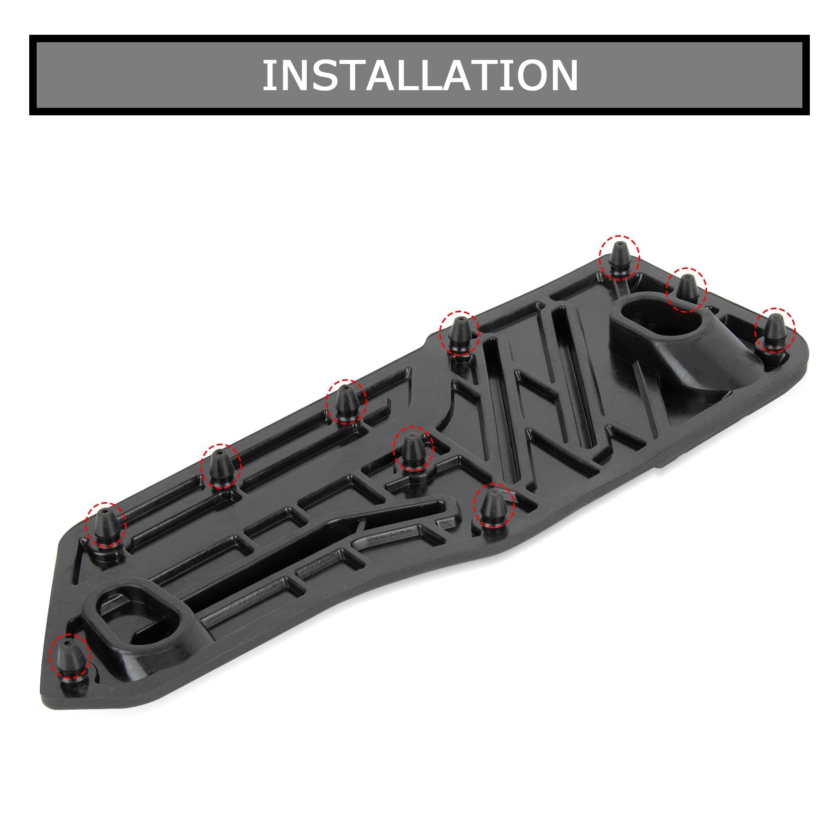 Poggiapiedi Pedane Posteriore Pedana Conducente per TMAX 560 TECH MAX 2022 2023 2024, PSLER Pedale Piedi Pegs Accessori Moto
