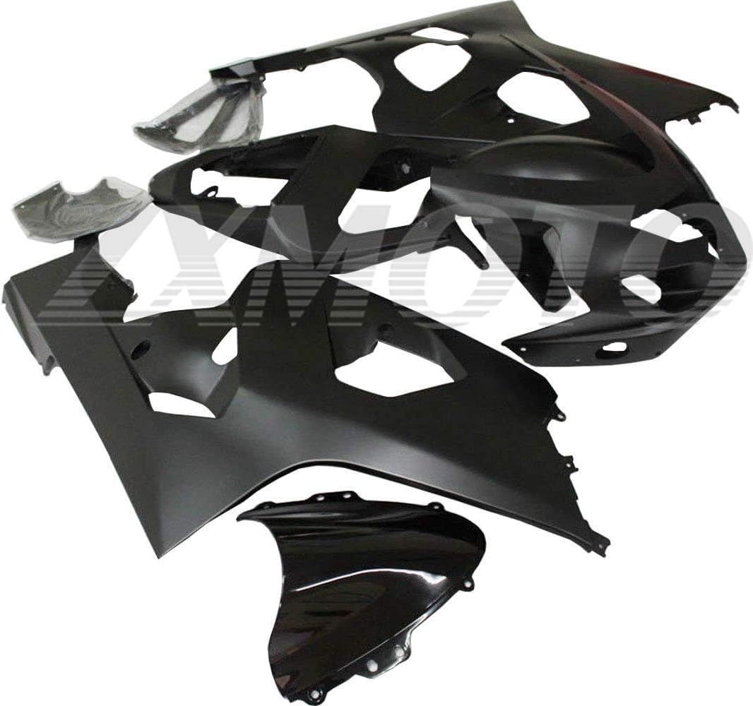 ZXMOTO Motorcycle Bodywork Fairing Kit For Suzuki GSXR600 GSXR750 2004 2005 K4 ABS Injection Painted Matte Black