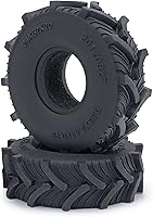 Vista 6 de MOHERO - 4 neumáticos de goma para terreno de barro suave de 1.0 pulgadas, neumáticos de rueda 1.0 para 1/24 Axial SCX24 Bronco Gladiator Deadbolt