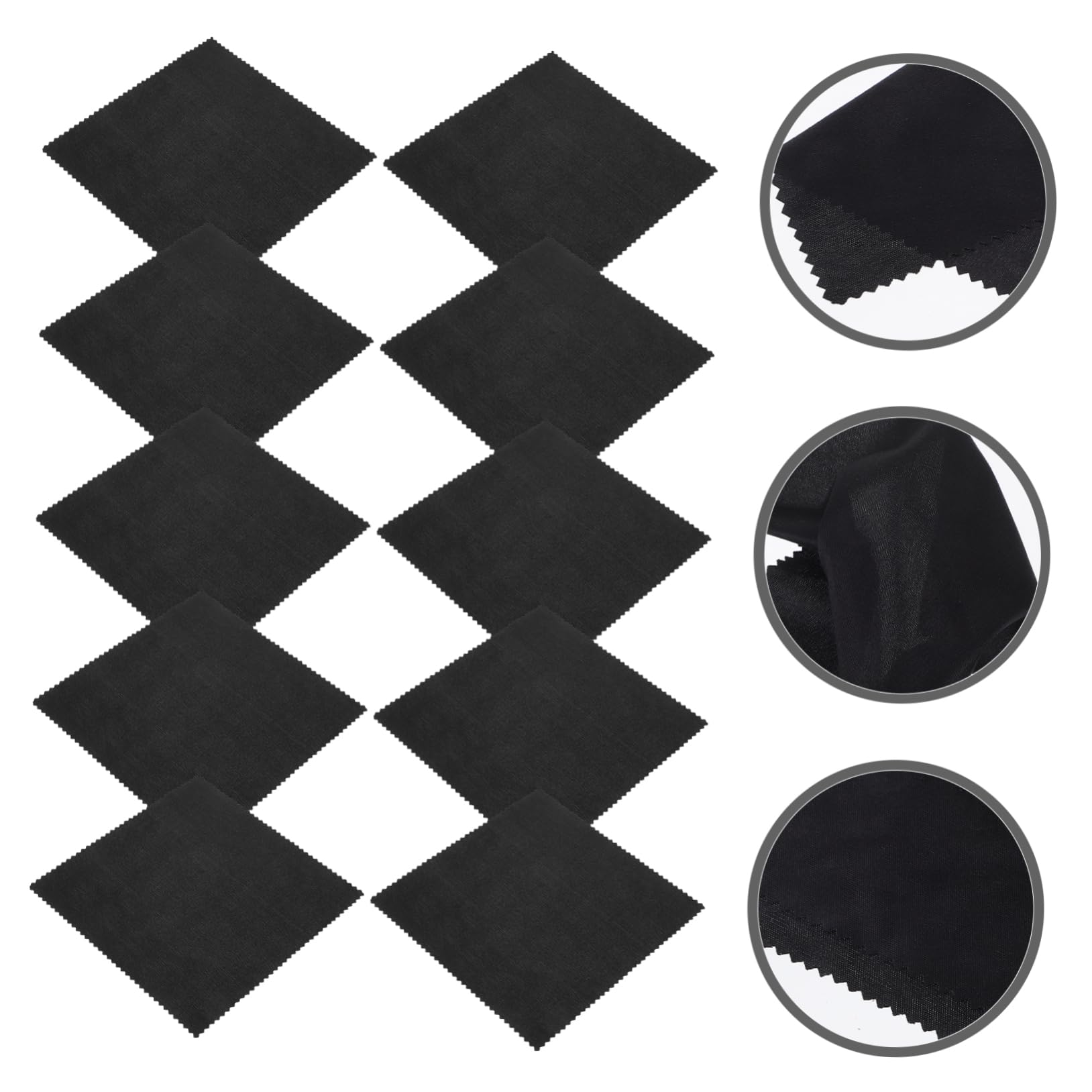 COLLBATH Cotton Eye Glasses Cloth 10pcs Screen Cleaning Cloth Fine Cotton Dust- Non-Streaking Reusable