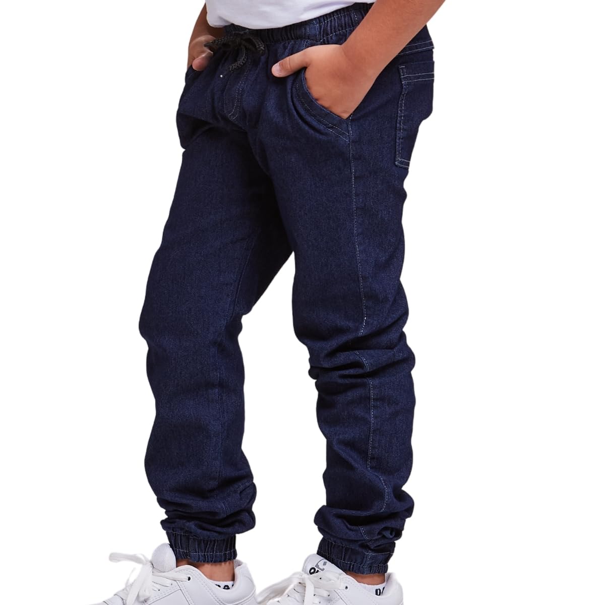 Calça Jogger Infantil Com Cós Elastico Punho Menino em promoção! Veja a oferta e mais achadinhos de Meninos 4 Hoje é o melhor dia para comprar Calça Jogger Infantil Com Cós Elastico Punho Menino com aquele preço maroto! Promoção! Aproveite a oferta! 4