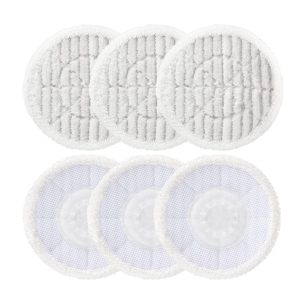 Chuancheng 7pcs Steam Mop Pads for Shark S7000 S7001 S6002UK S7000AMZ Reusable Steam & Scrub All-in-One Cleaning Pads Replacement