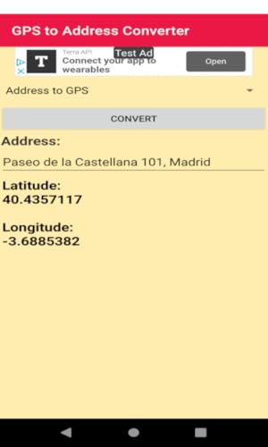 GPS to Address Converter