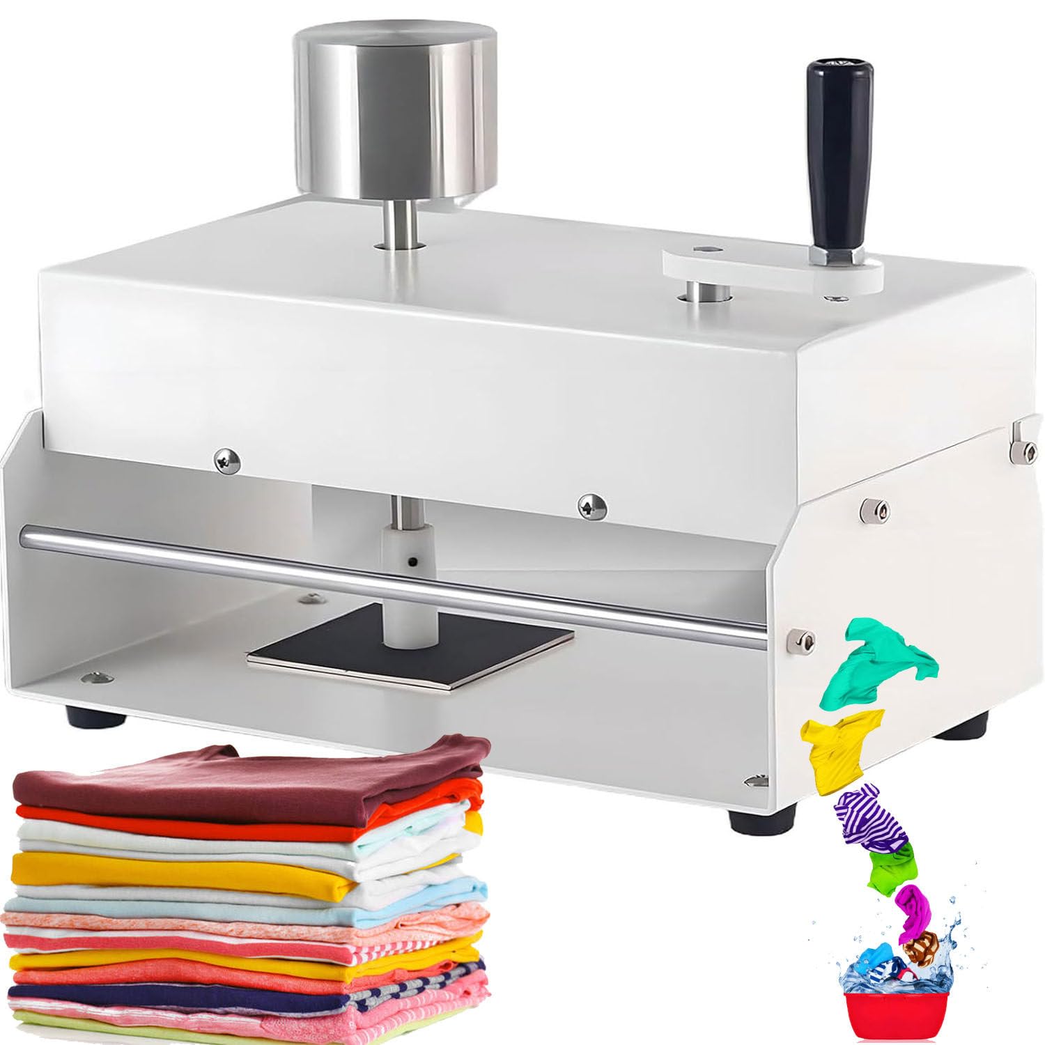 ZMJGLL Manual Rotary Color Crockmeter,Rubbing Fastness Tester,16mm Friction Head for Textiles,Dry Wet Rub and Color Transfer Testing Equipment