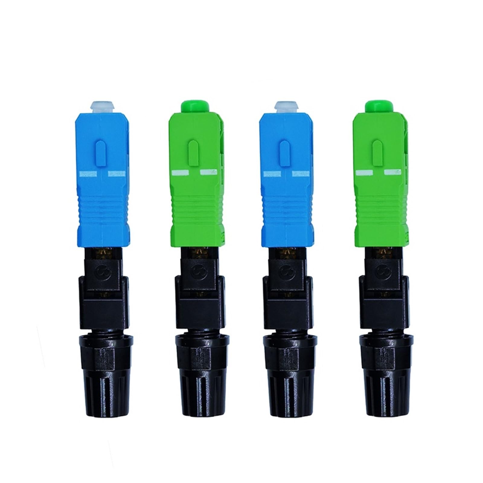 Épisseur de Fibre Optique Adaptateur Fibre Optique monomode SC FTTH Rapide APC UPC, Connexion à Froid, Assemblage sur site(200pcs SC APC K)