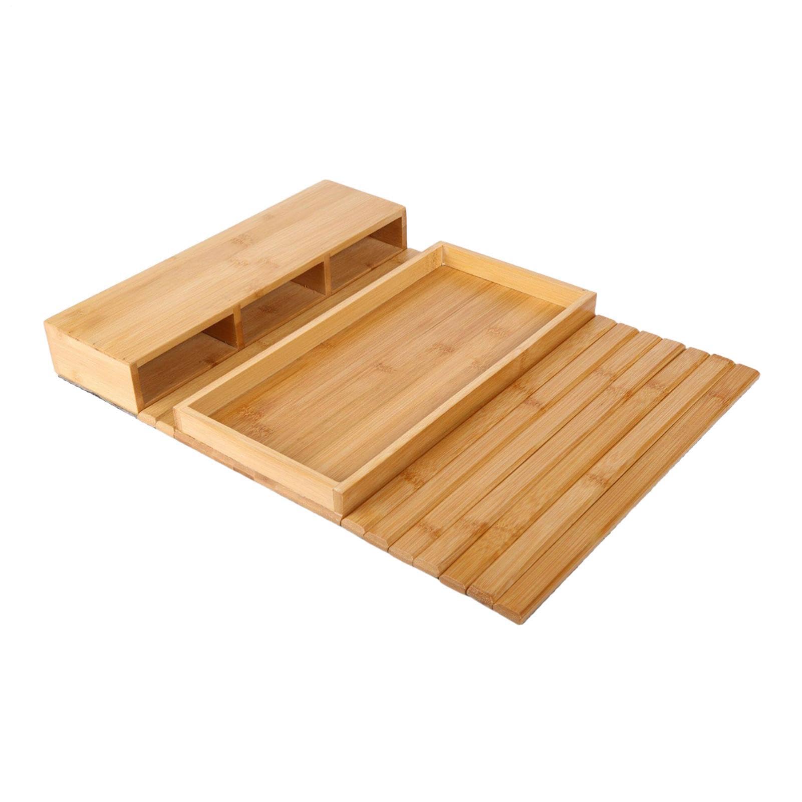 Bandeja Reposabrazos De Sofá Plegable De Madera Ahorro Espacio