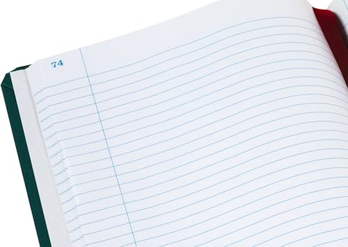 Miniatura 5 de Boorum & Pease 66150R - Libro de cuentas, regla de registro, azul, 150 páginas, 12 18 x 7 58