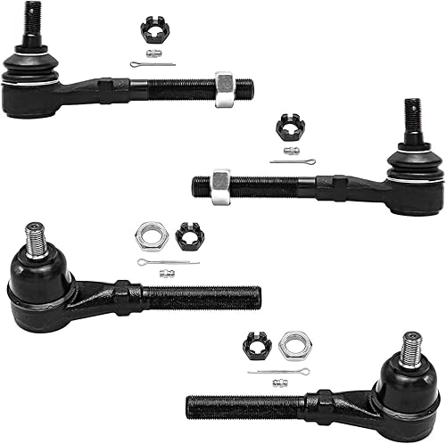 Miniatura 155 de Detroit Axle - Kit de extremo delantero de 14 piezas para Hyundai Tucson 2005-2009 Kia Sportage 2005-2010 2 brazos de control inferiores, 2 rótulas
