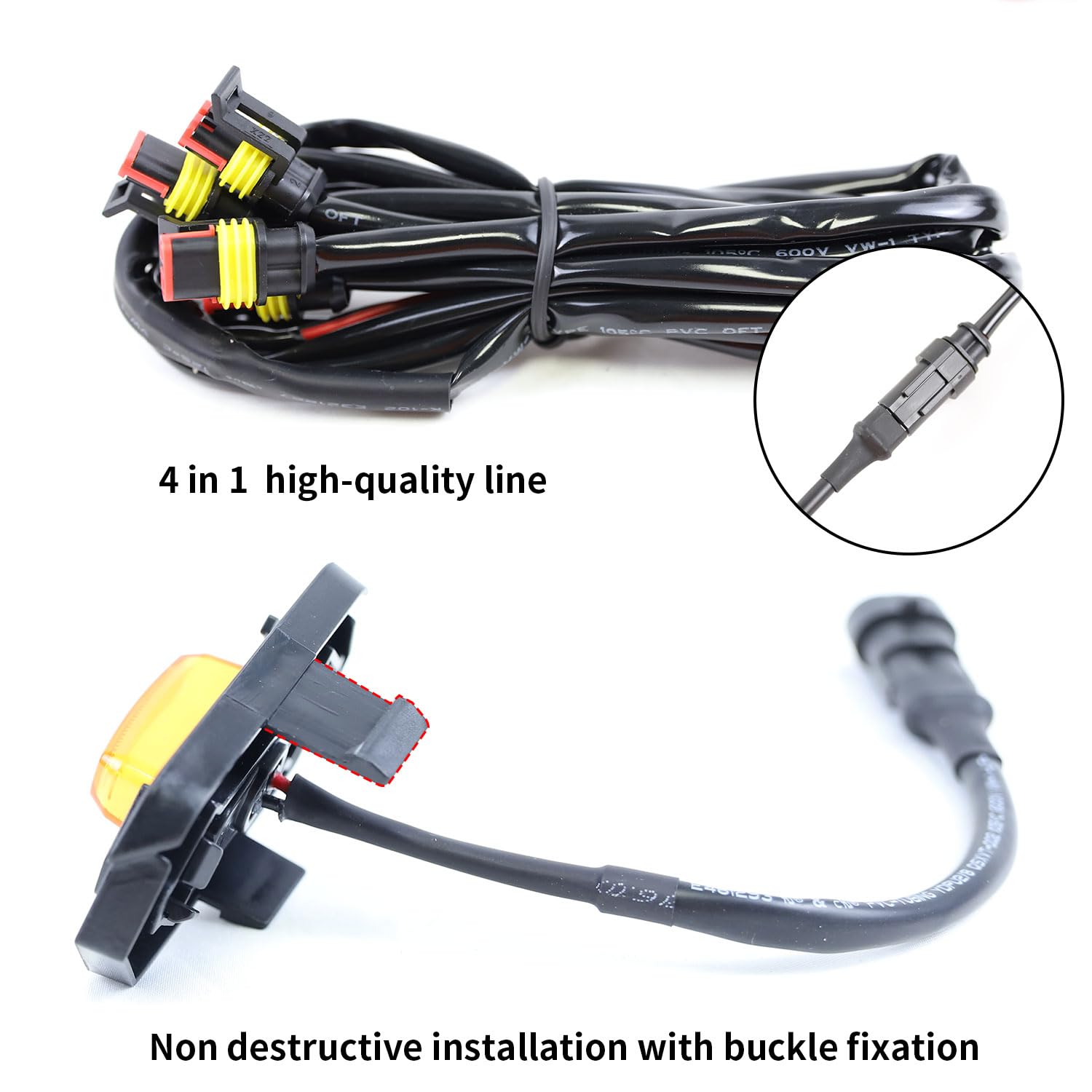 Front Grille Light Bright LED Grill Light with Wiring Harness Waterproof Front Grille Decorative Lamp Compatible with Ford Ranger T9 2022-2025