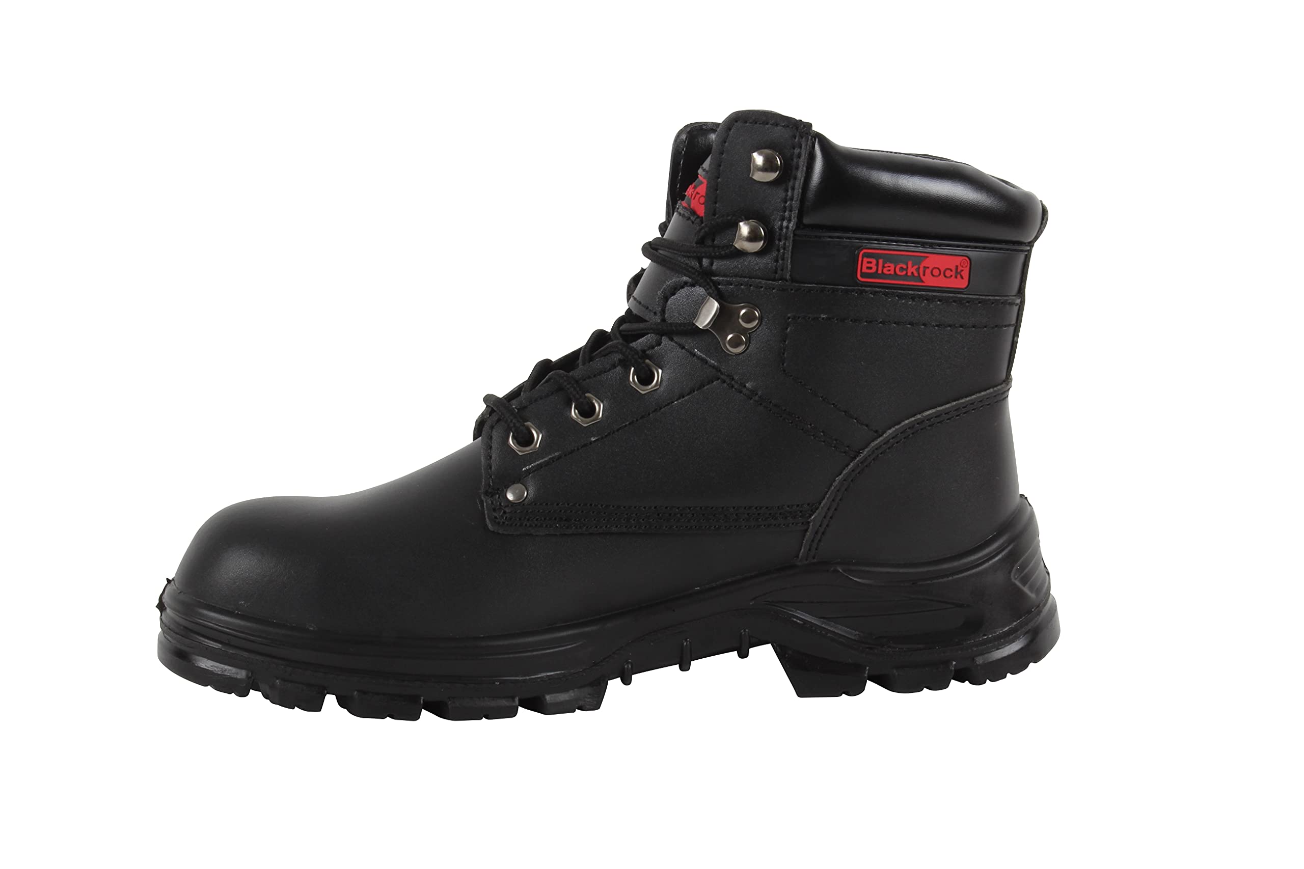 Blackrock Ultimate S3 Botas de Seguridad Resistentes al Agua con Protección Antiestática, Piel Negra, Hiker con Puntera de Acero y Suela de Acero Protectora, Botas de Trabajo de Seguridad Ligeras