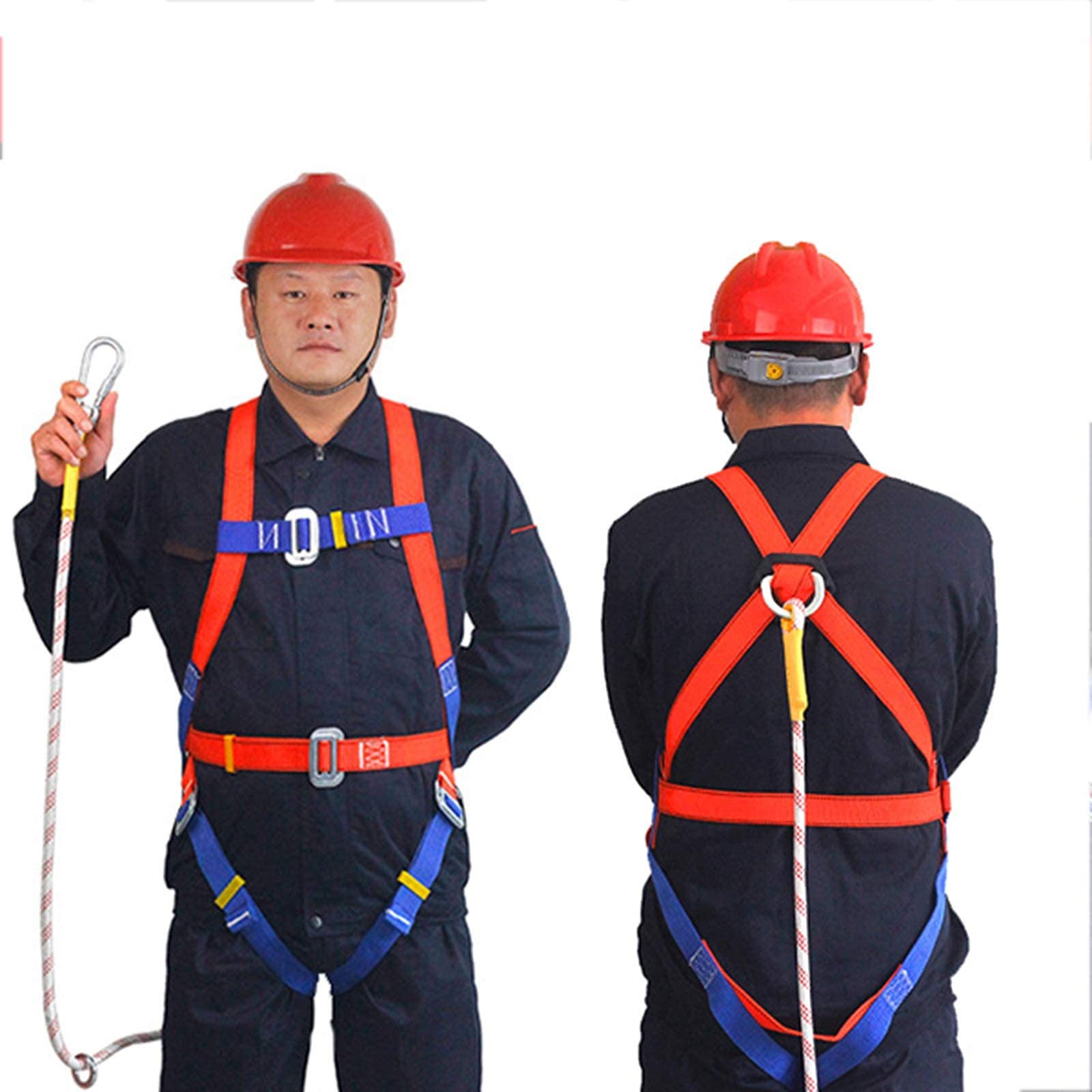 Buy Safety Fall Arrest Harness, Rappelling Full Body Safety Harness Kit