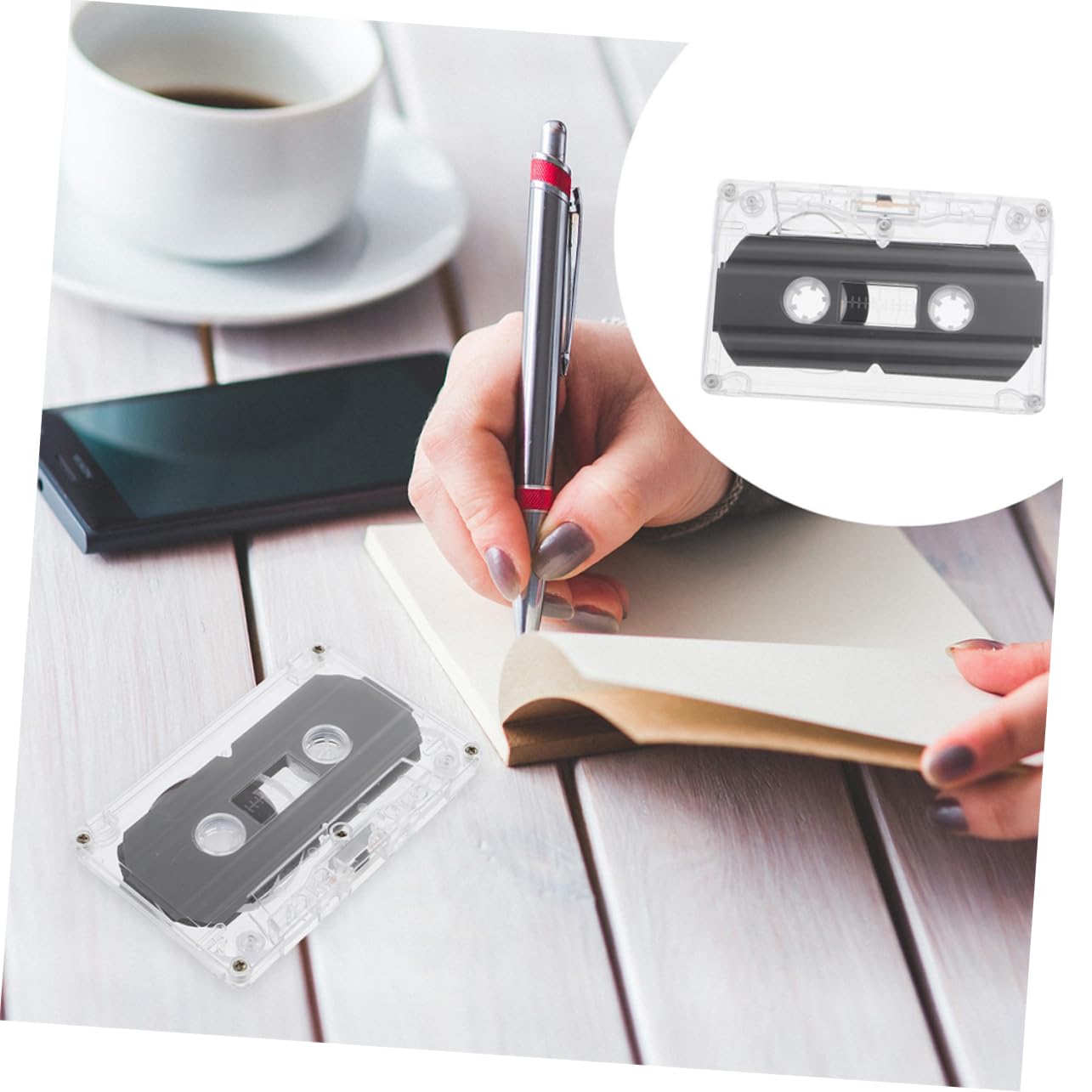 CIYODO 16 Pcs 30-Packs Blank Cassette Tapes Recordable Cassette Tapes for Music Recording